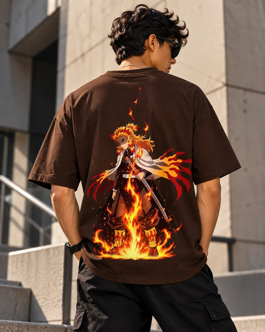 Demon Slayer Oversized Graphic Tee – Shade And Thread