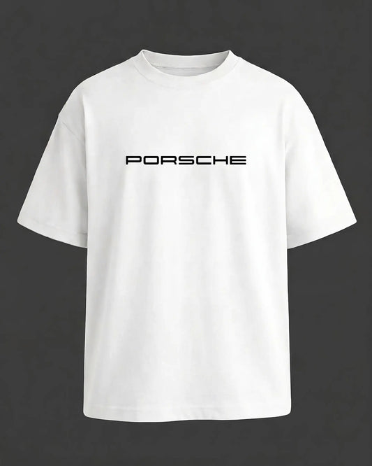 Porsche_White_Oversized_Front_T-shirt