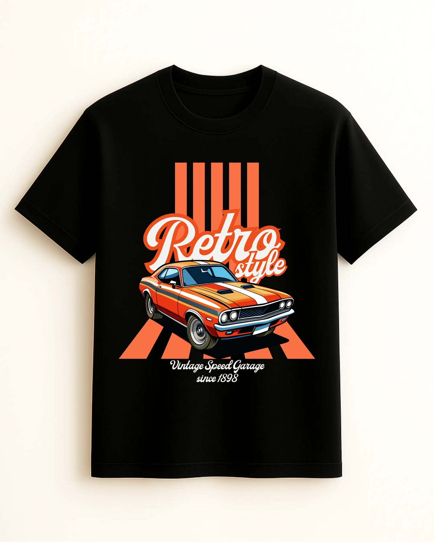 Retro_Style_Black_Front_T-shirt