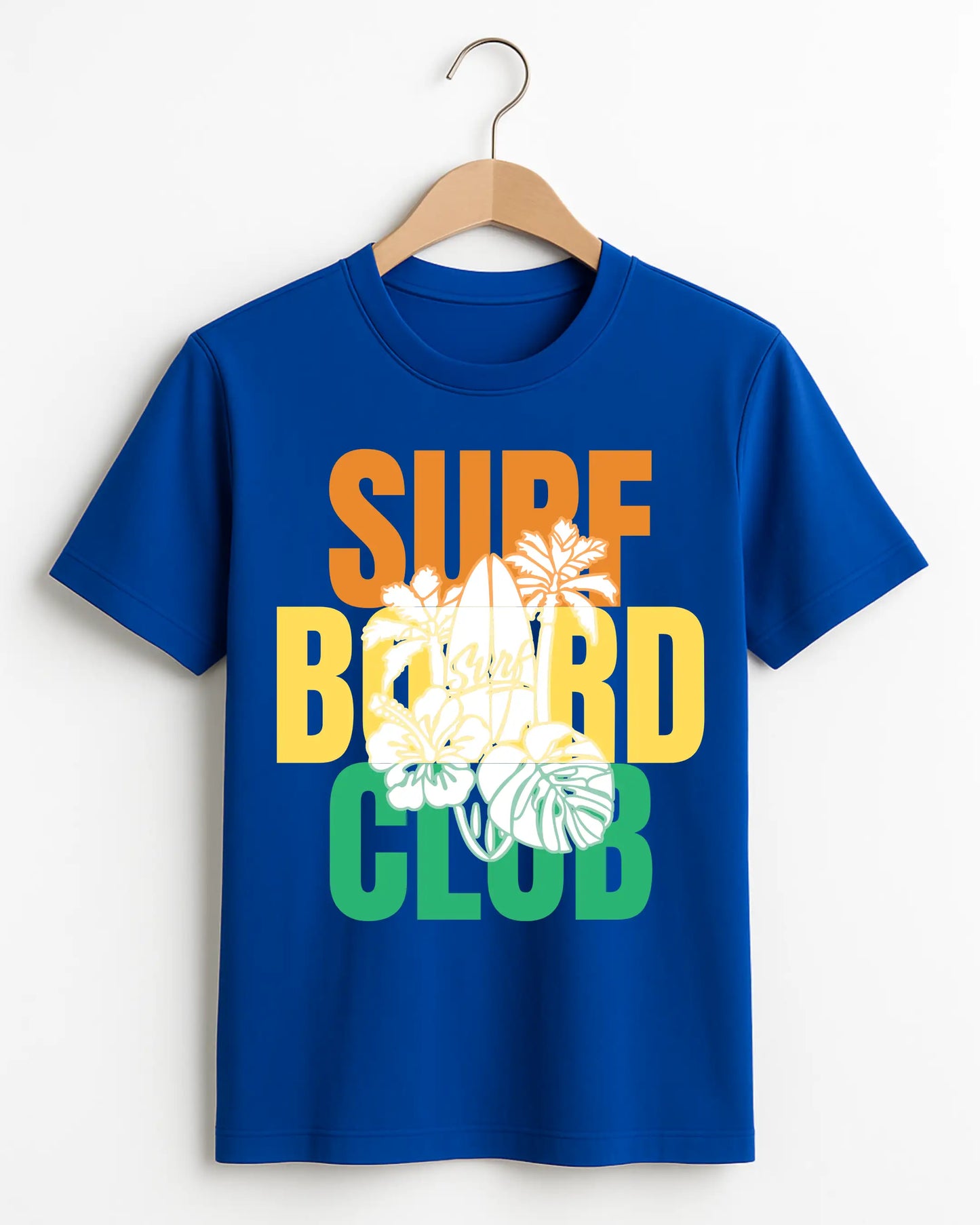 Surf_Board_Club_Blue_Front_T-shirt