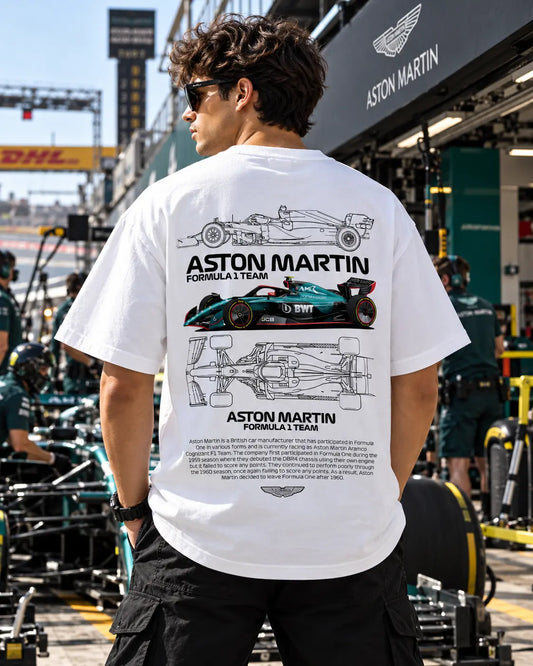 Aston Martin F1 Team Oversized Tee – Shade And Thread