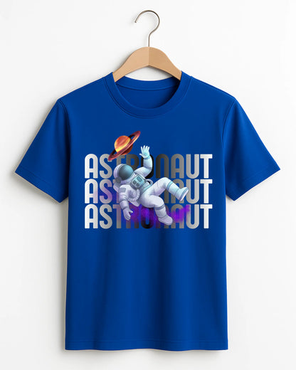 Astronaut_Style_2_Blue_Front_T-shirt