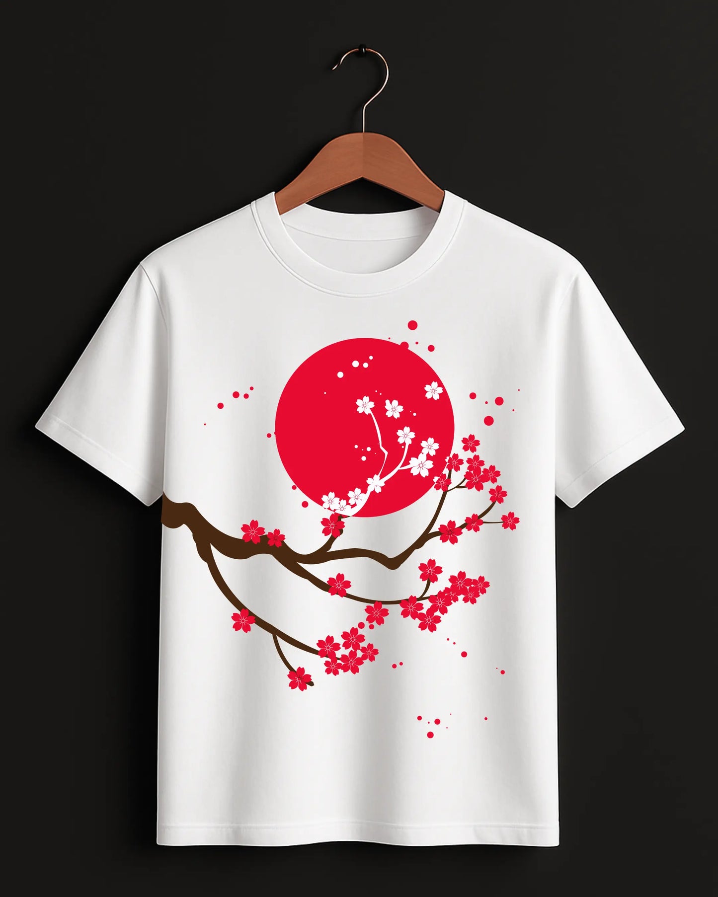 Cherry_Blossom_White_Front_T-shirt