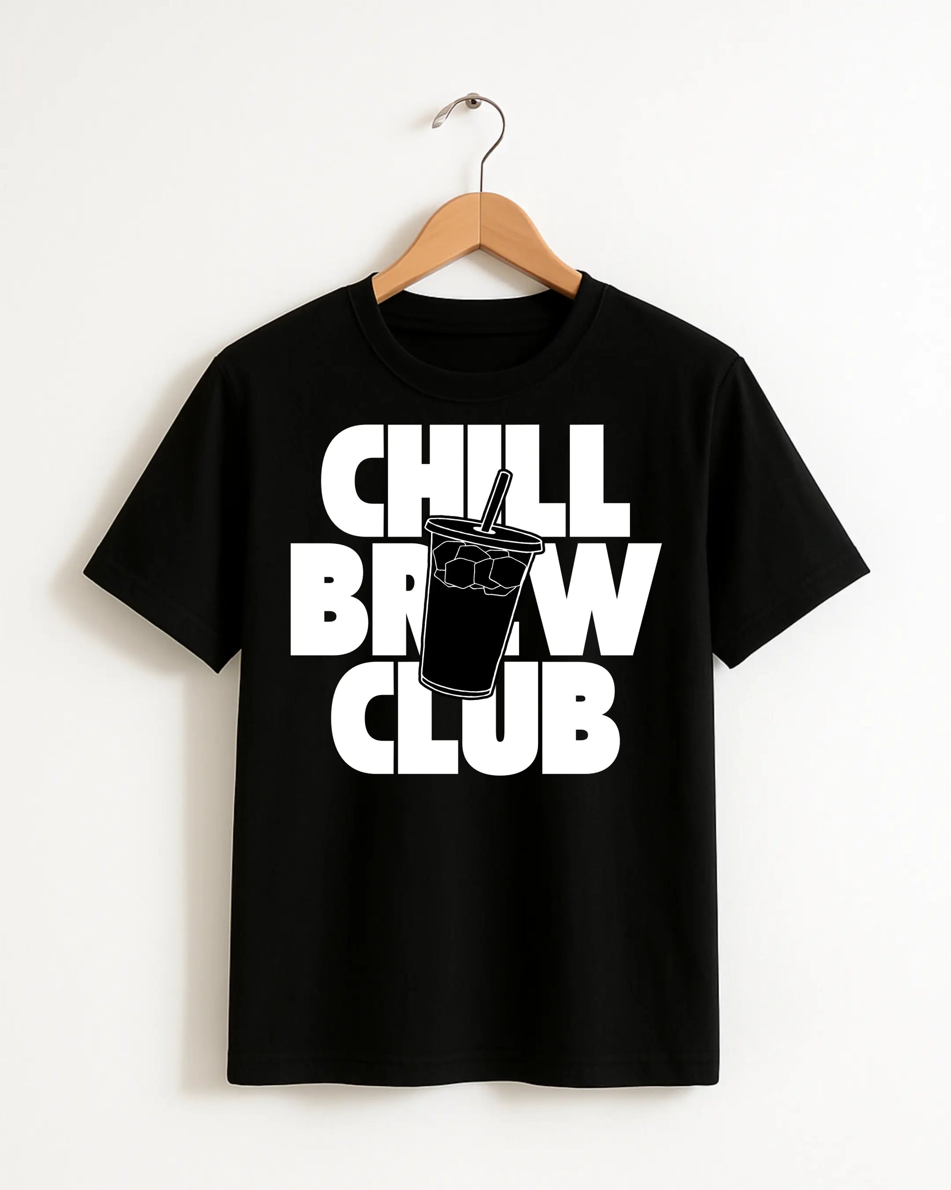 Chill_Brew_Club_Black_Front_T-shirt