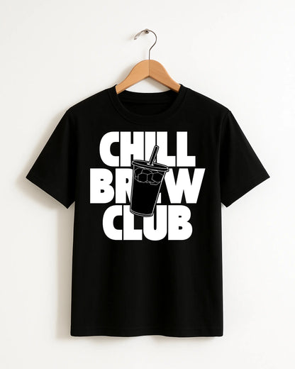 Chill_Brew_Club_Black_Front_T-shirt