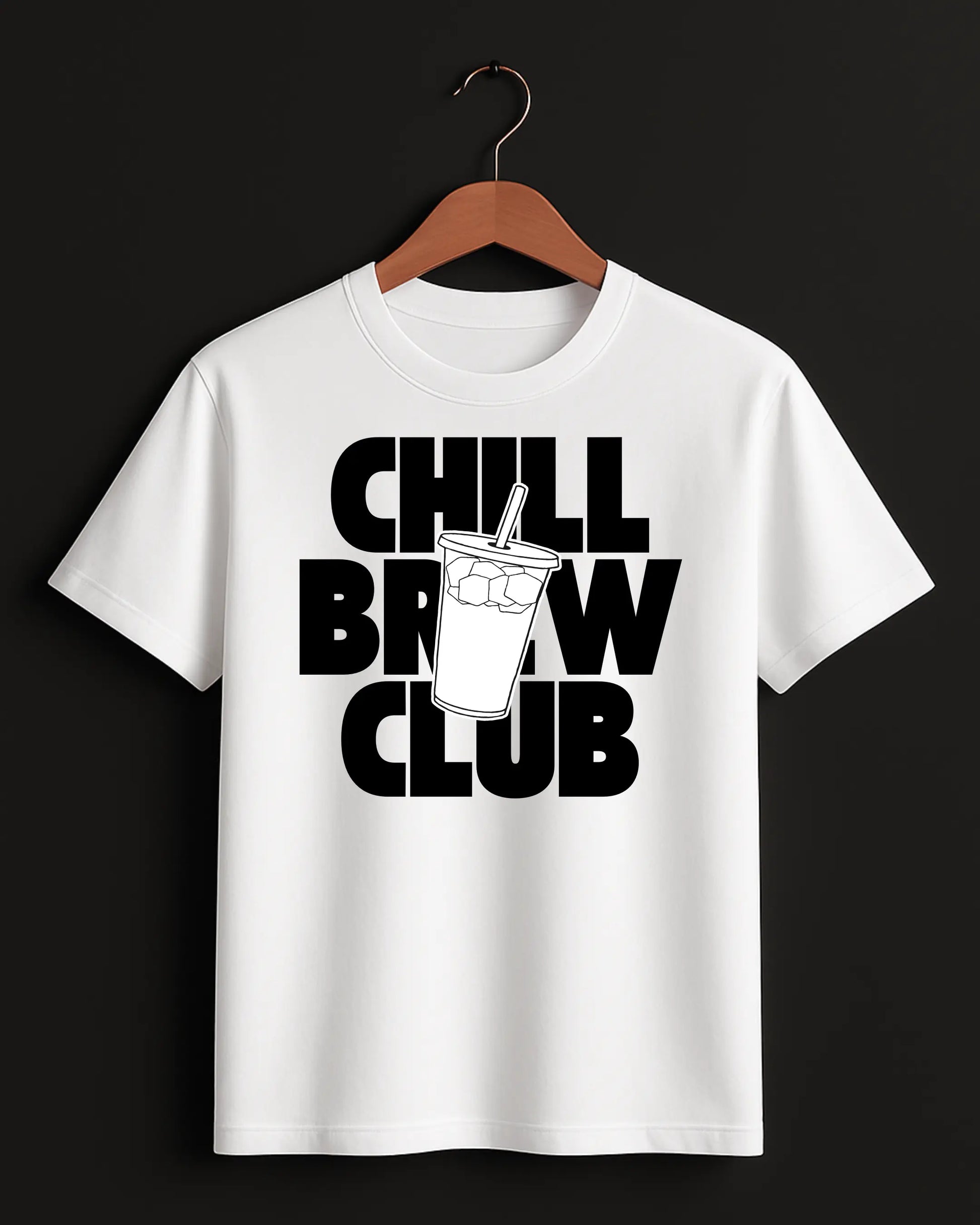 Chill_Brew_Club_White_Front_T-shirt