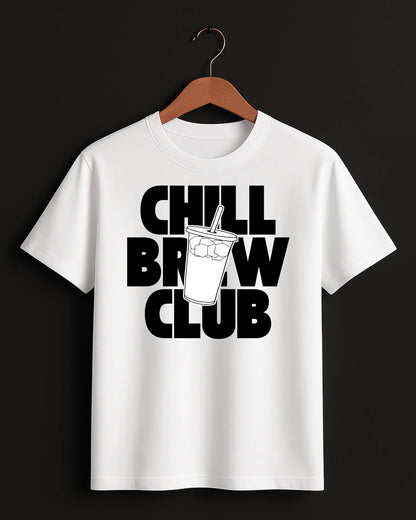 Chill_Brew_Club_White_Front_T-shirt