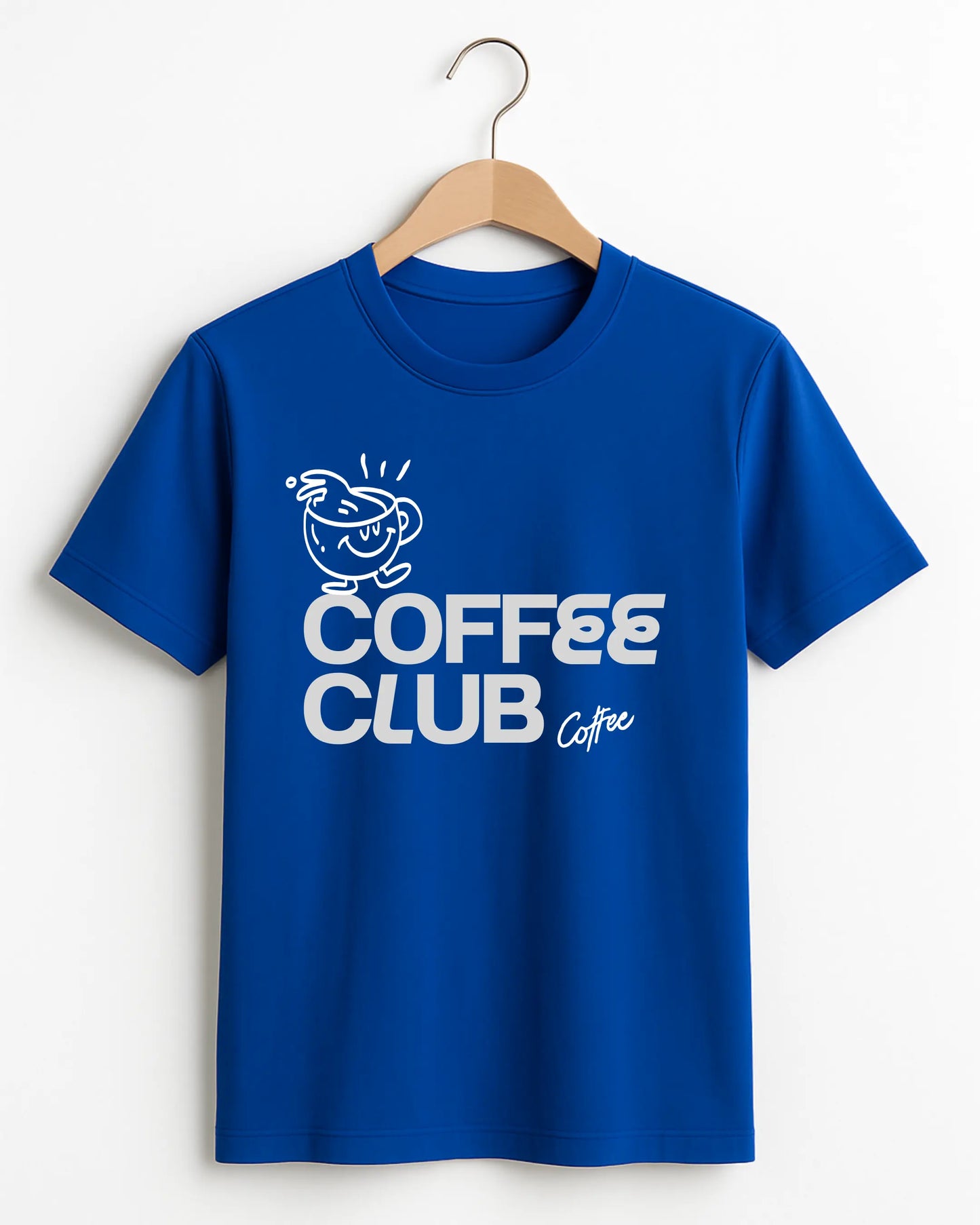 Coffee_Club_Blue_Front_T-shirt
