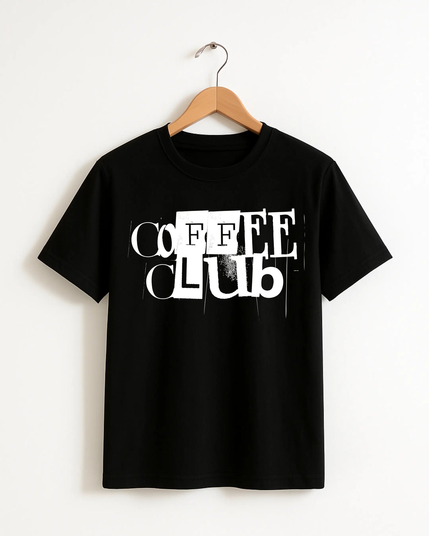 Coffee_Club_Style_2_Black_Front_T-shirt