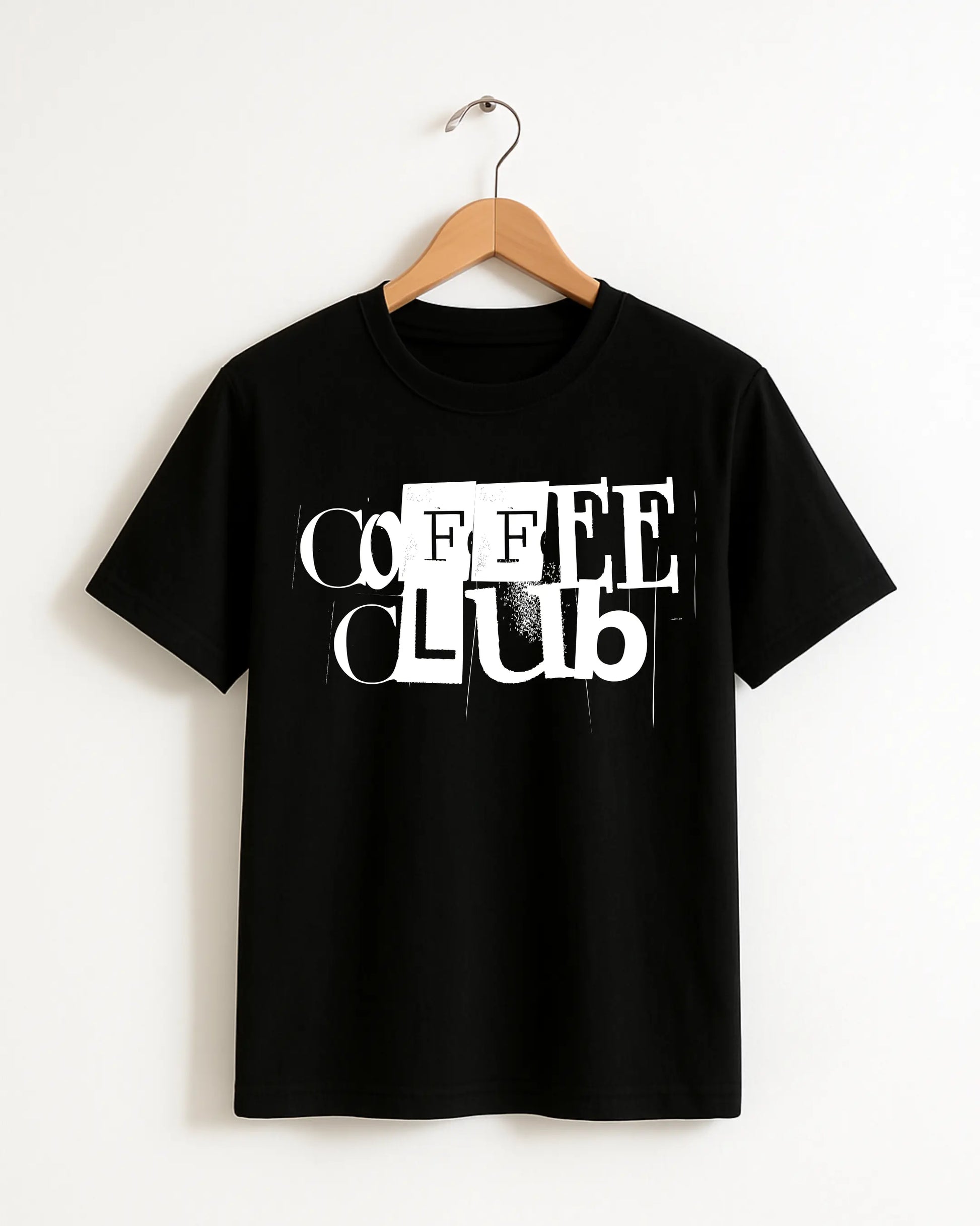 Coffee_Club_Style_2_Black_Front_T-shirt