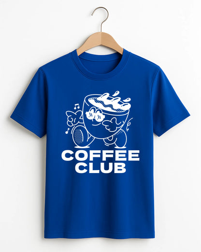Coffee_Club_Style_3_Blue_Front_T-shirt