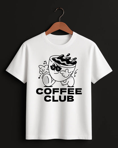 Coffee_Club_Style_3_White_Front_T-shirt