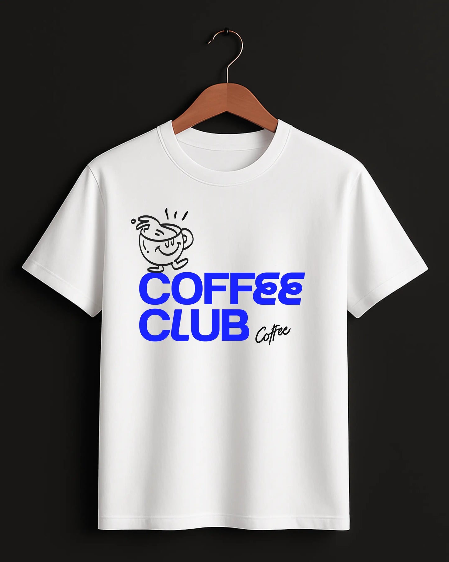 Coffee_Club_White_Front_T-shirt