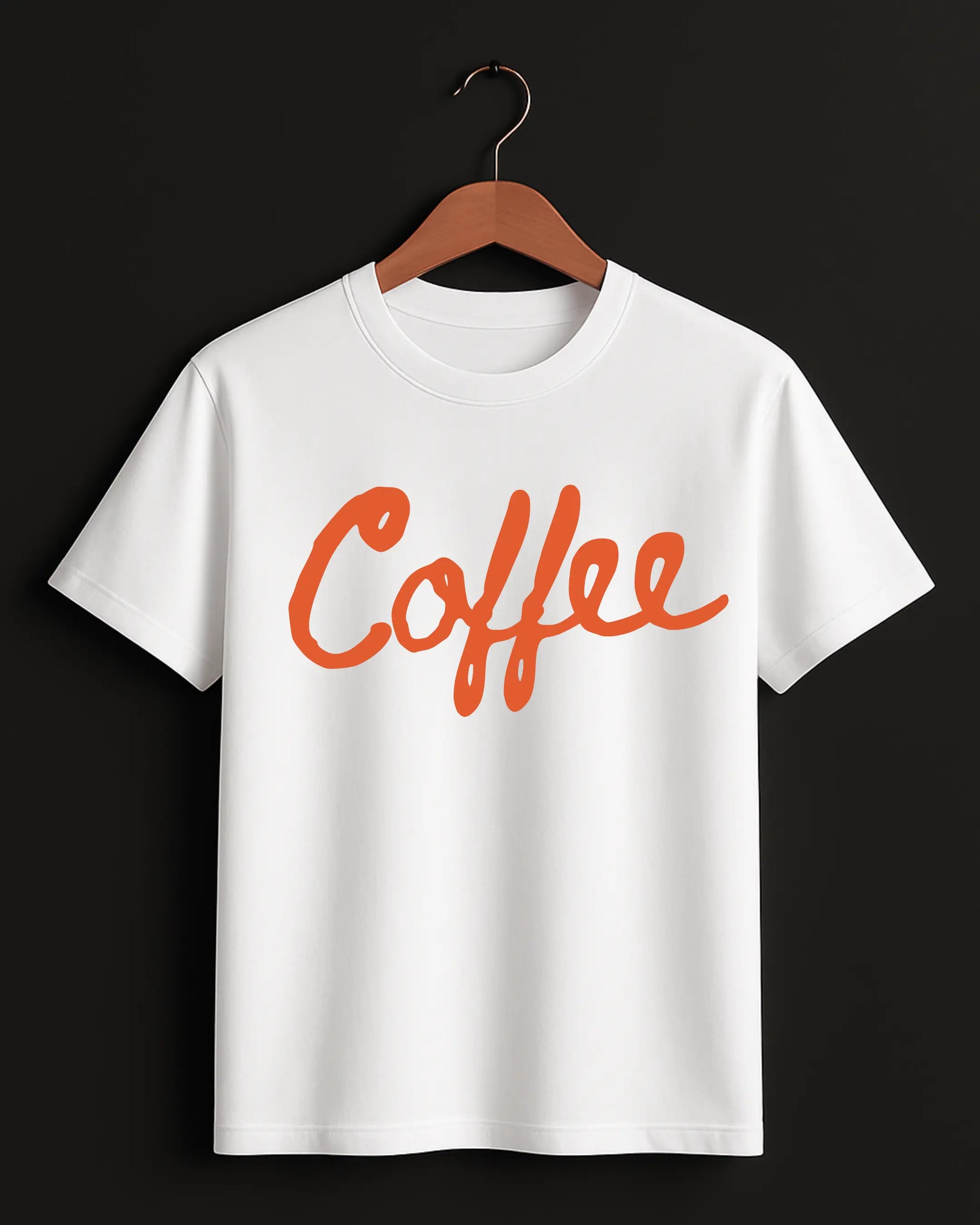 Coffee_White_Front_T-shirt