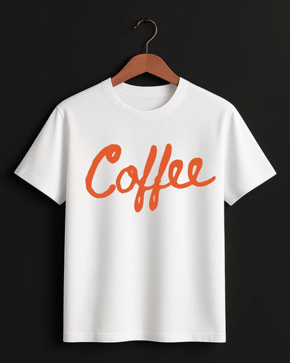 Coffee_White_Front_T-shirt