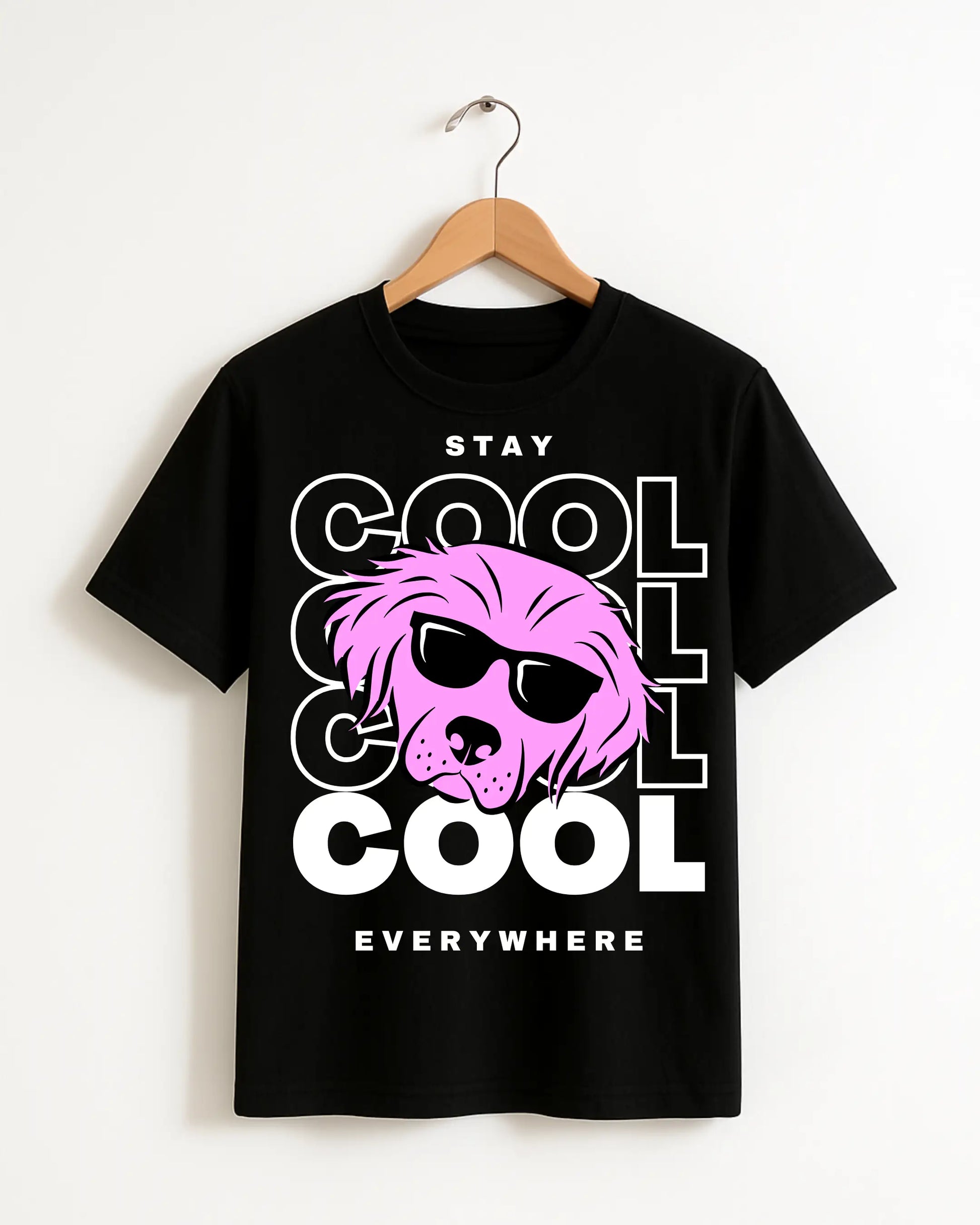 Cool_Dog_Black_Front_T-shirt