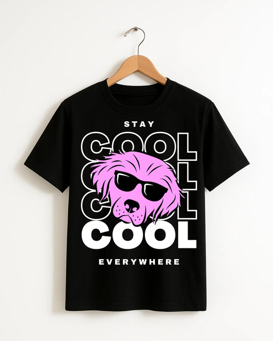 Cool_Dog_Black_Front_T-shirt