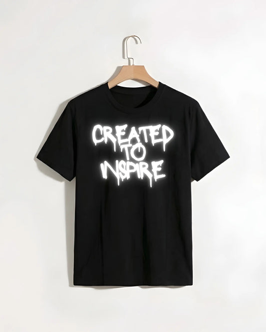 Crafted_To_Inspire_Black_T-shirt