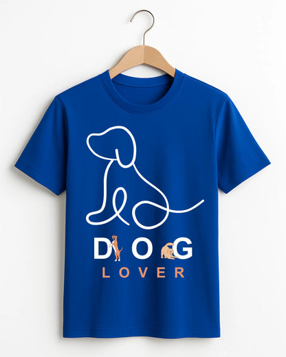 Dog_Lover_Blue_Front_T-shirt