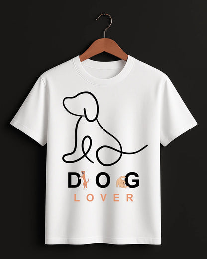 Dog_Lover_White_Front_T-shirt