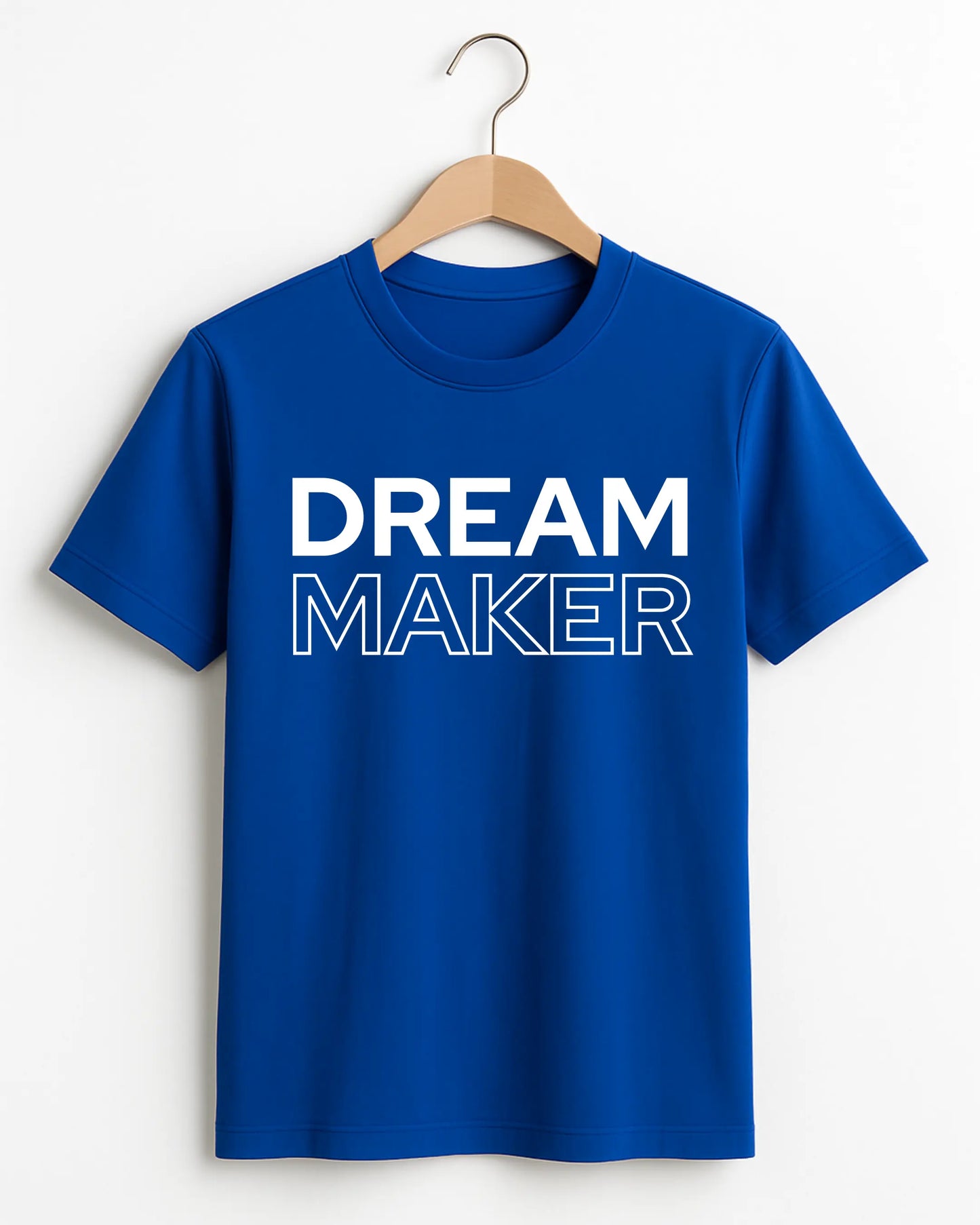 Dream_Maker_Blue_Front_T-shirt