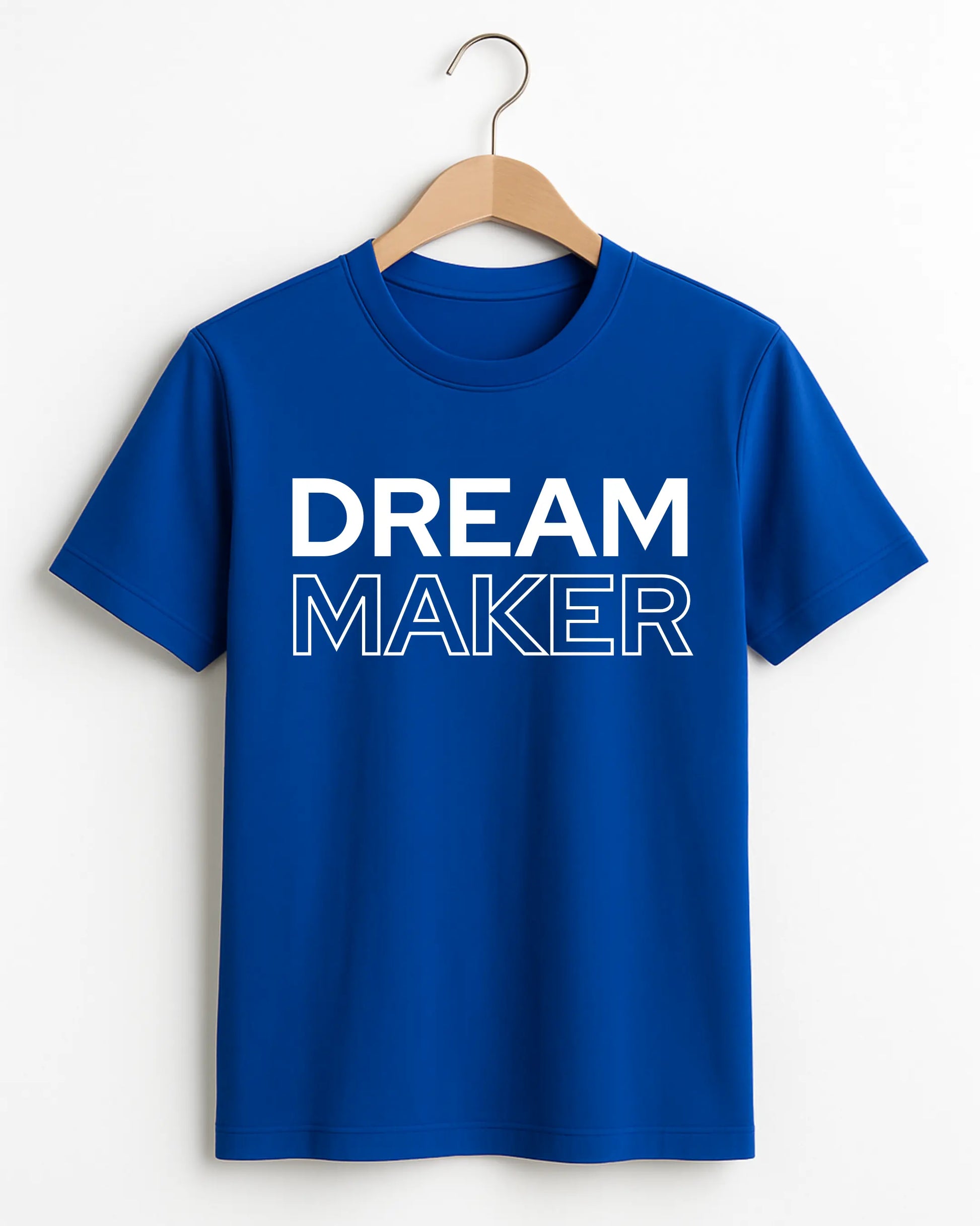 Dream_Maker_Blue_Front_T-shirt