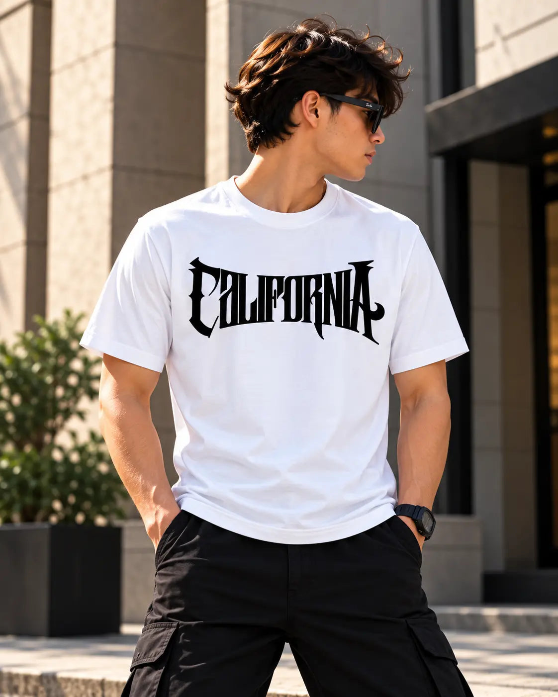 California Printed Tee – Shade And Thread
