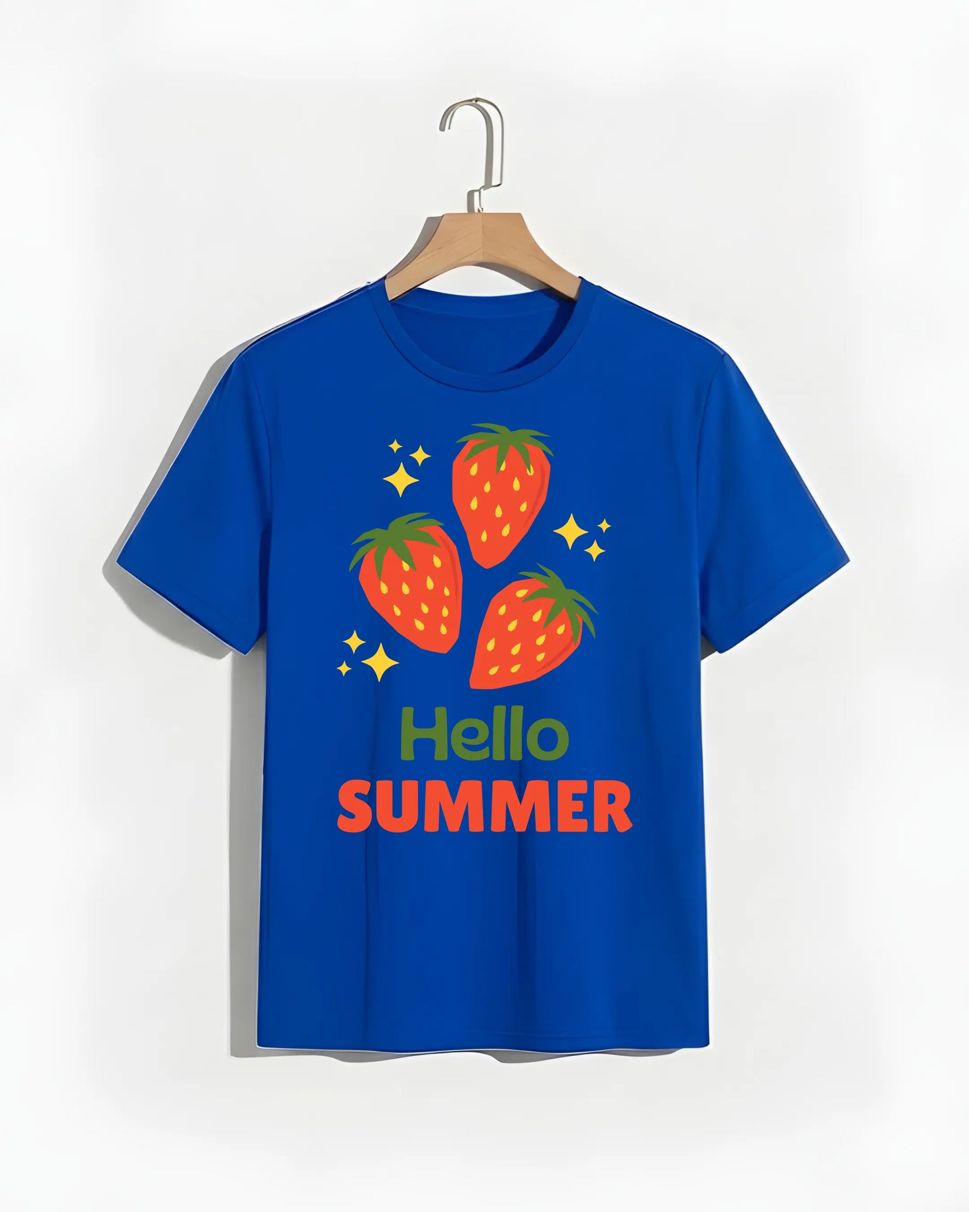 Hello_Summer_Blue_T-shirt