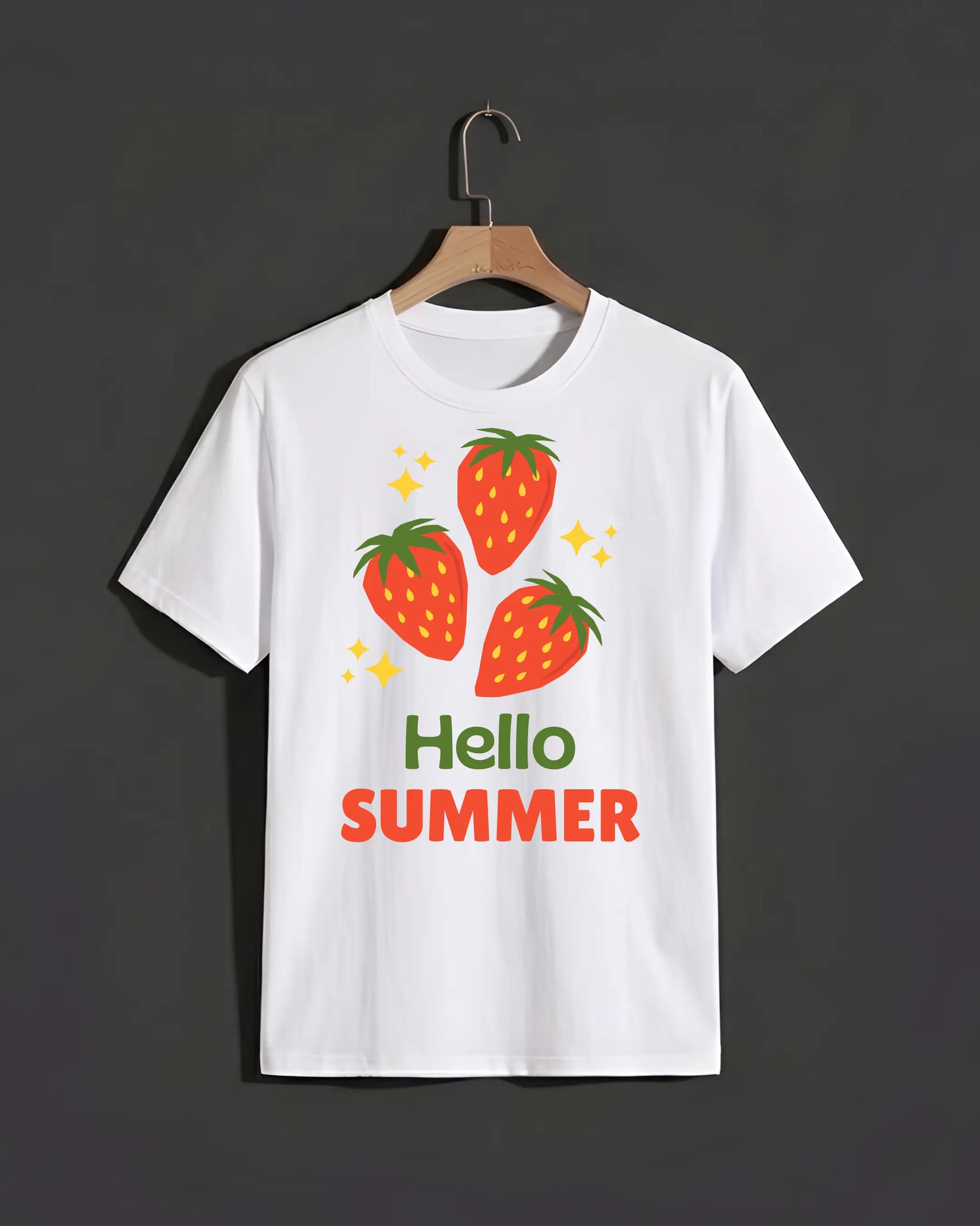 Hello_Summer_White_T-shirt