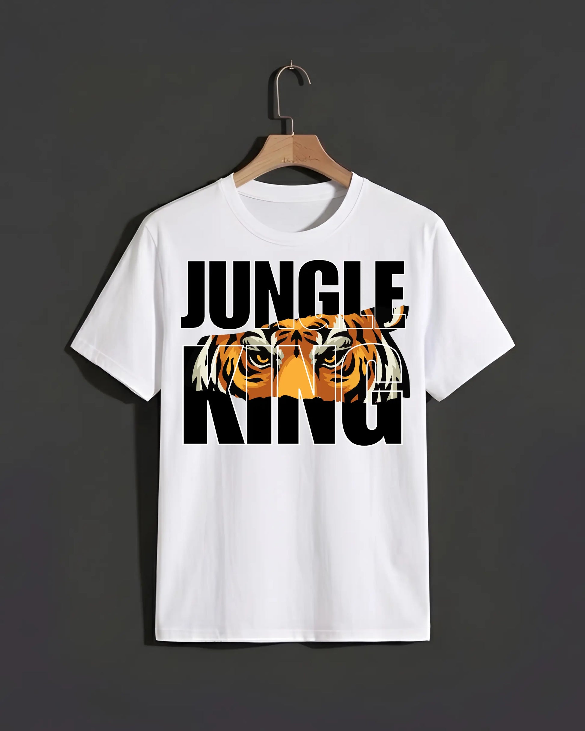 JUNGLE_KING_White_T-shirt