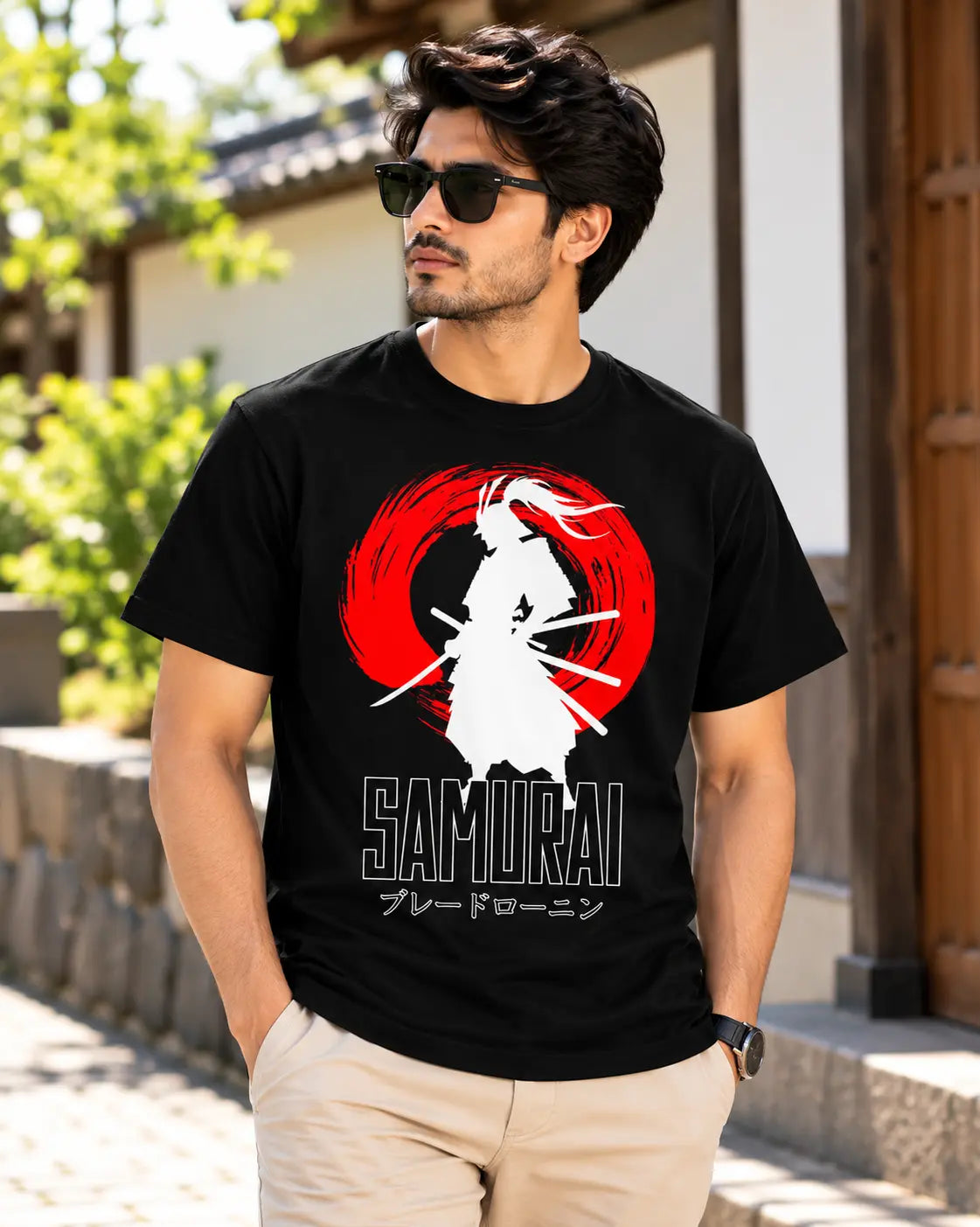 The Samurai Graphic Tee – Shade And Thread