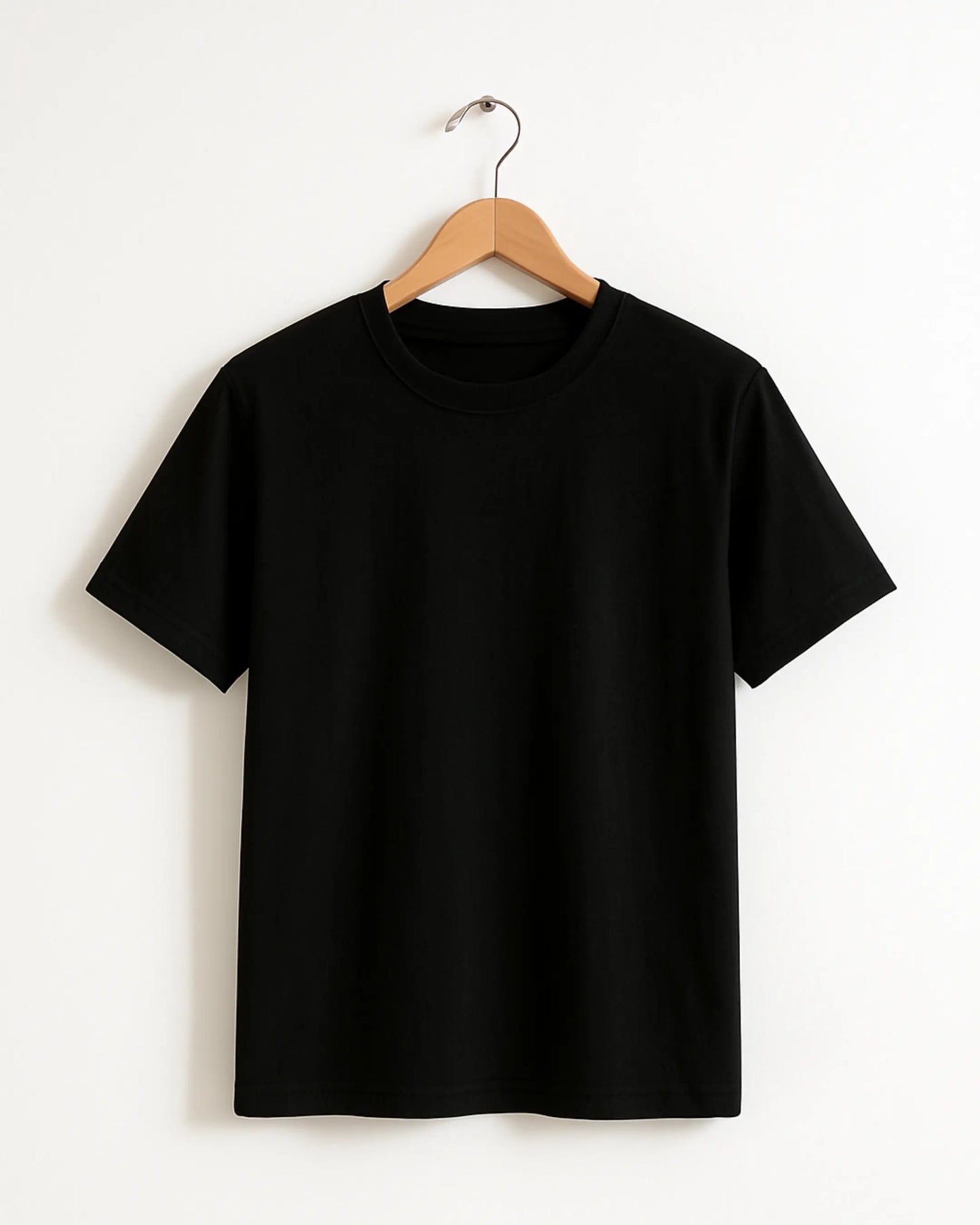 Plain_Black_Front_T-shirt