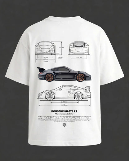 Porsche_White_Oversized_Back_T-shirt