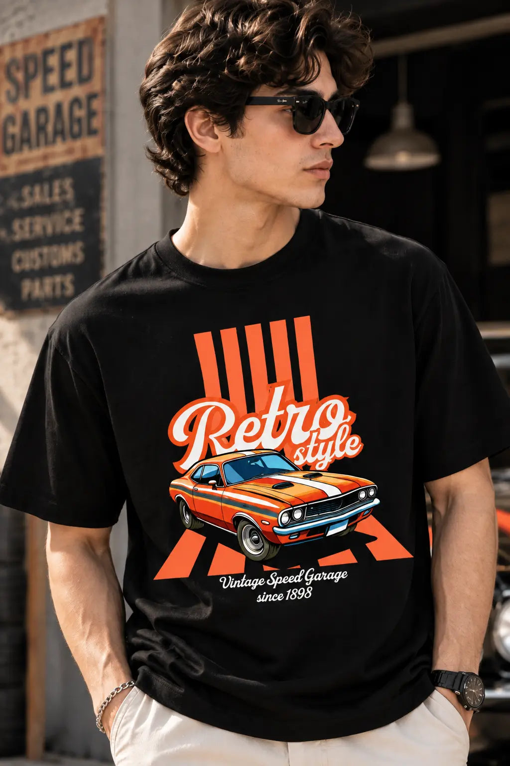 Retro Style Tee – Shade And Thread