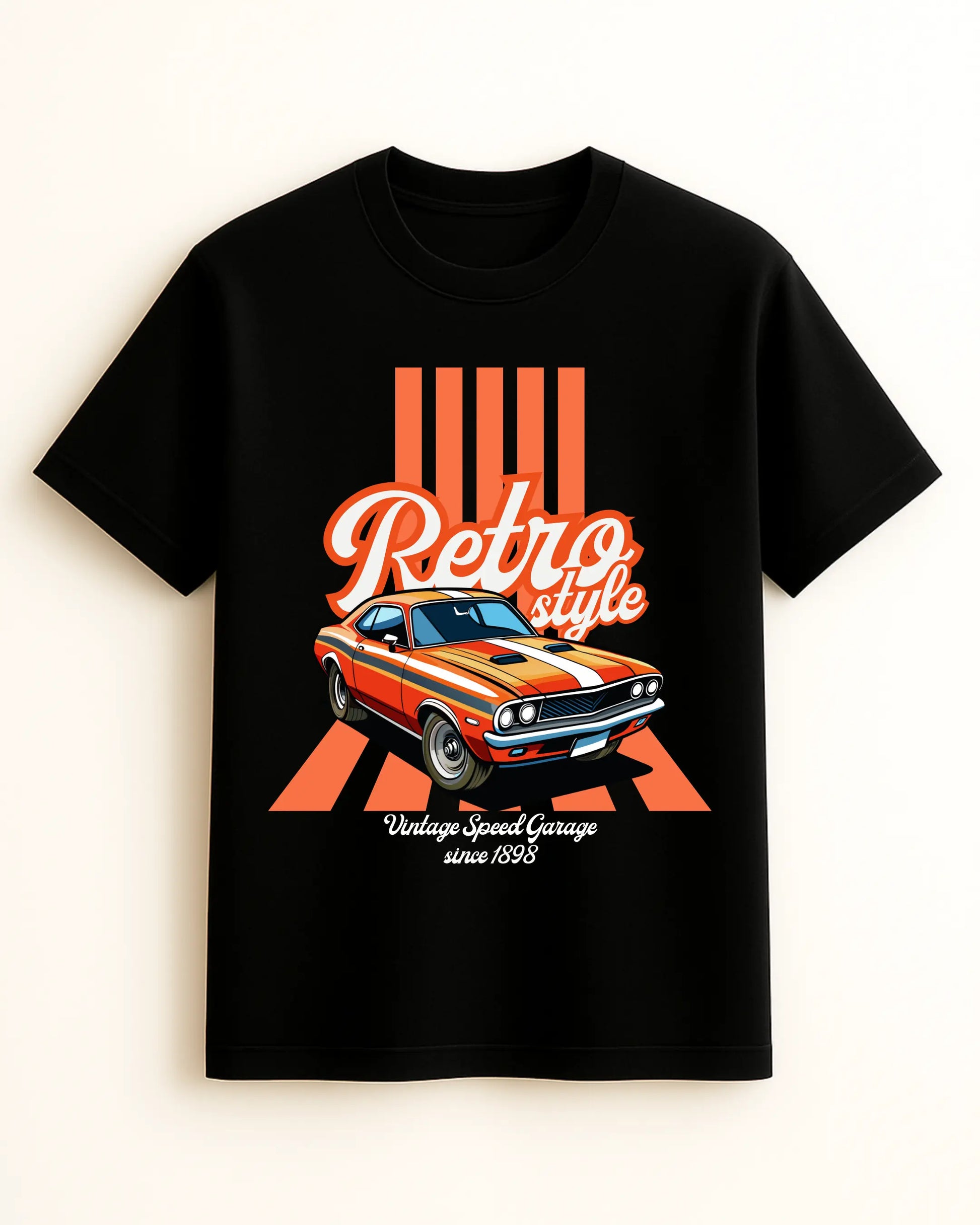 Retro_Style_Black_Front_T-shirt