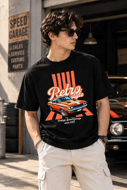 Retro Style Tee – Shade And Thread