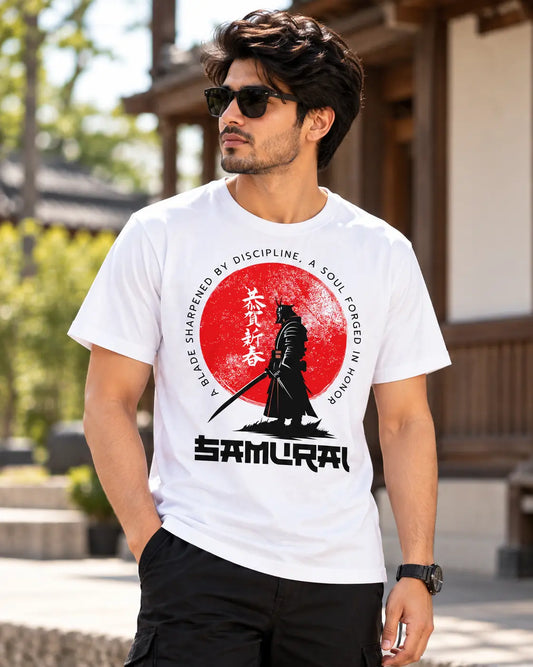 Modern Samurai Graphic Tee – Shade And Thread