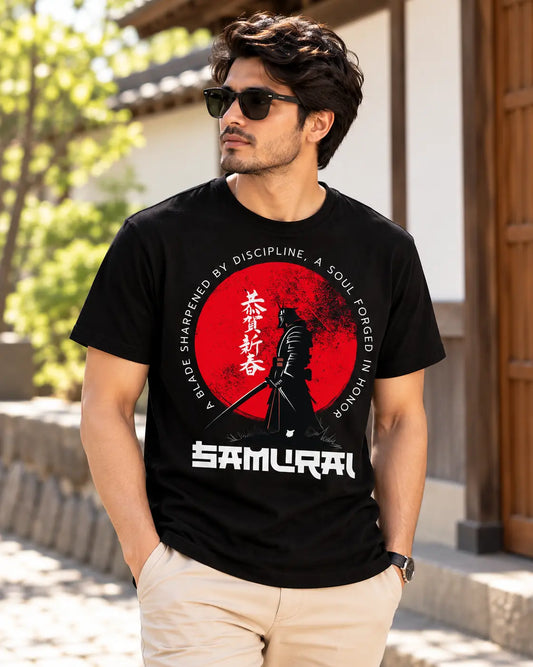Modern Samurai Graphic Tee – Shade And Thread