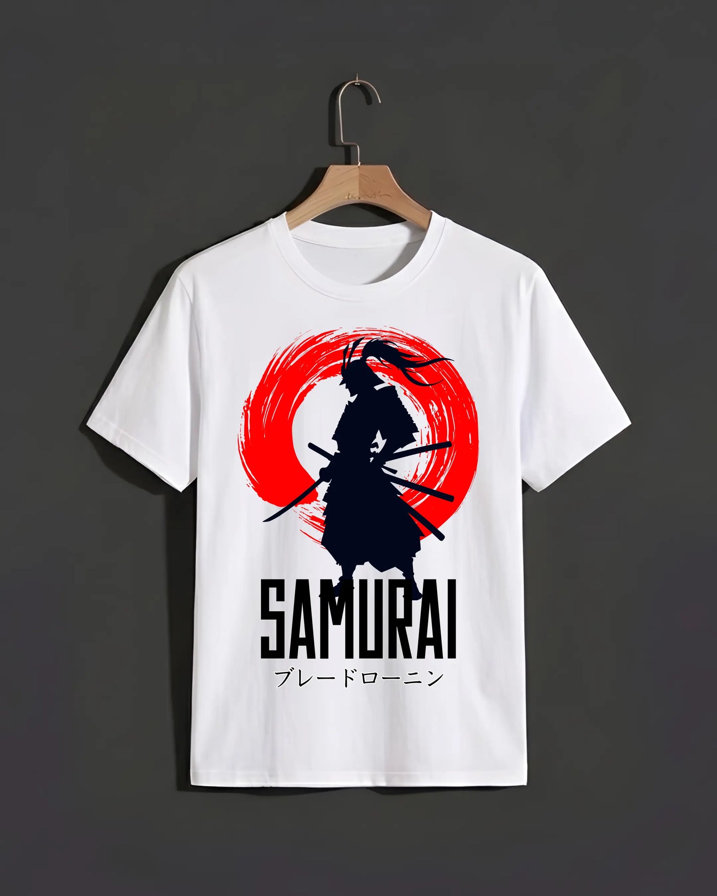 Samurai_White_T-shirt