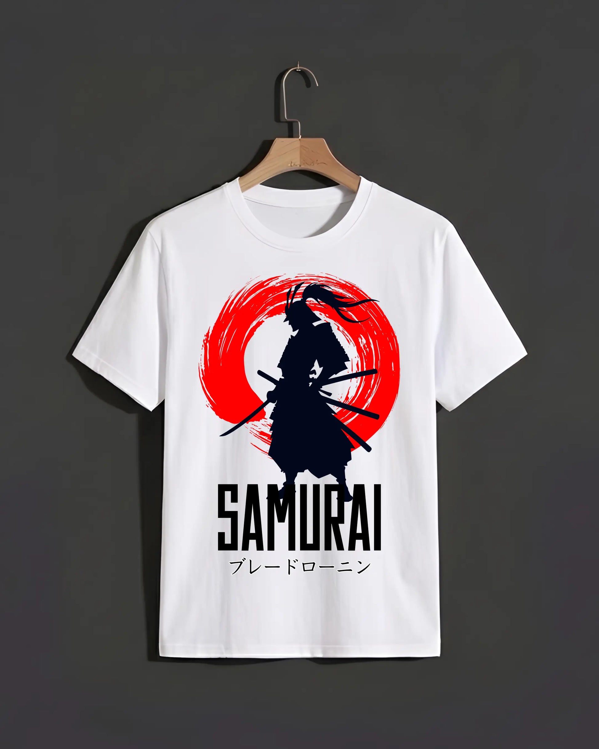 Samurai_White_T-shirt