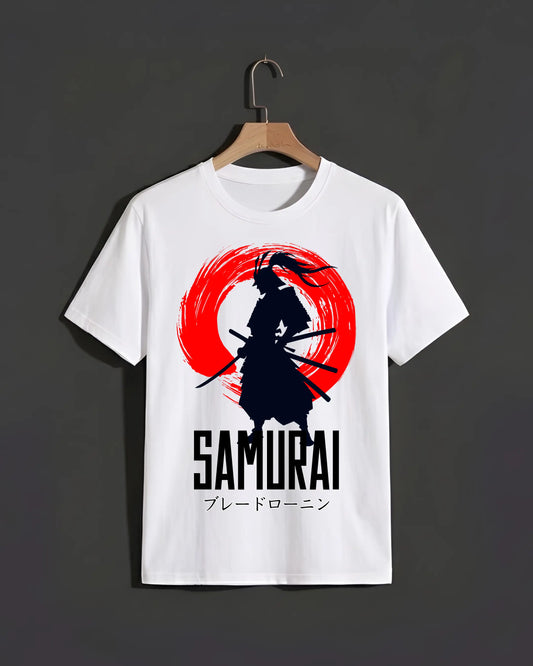 Samurai_White_T-shirt