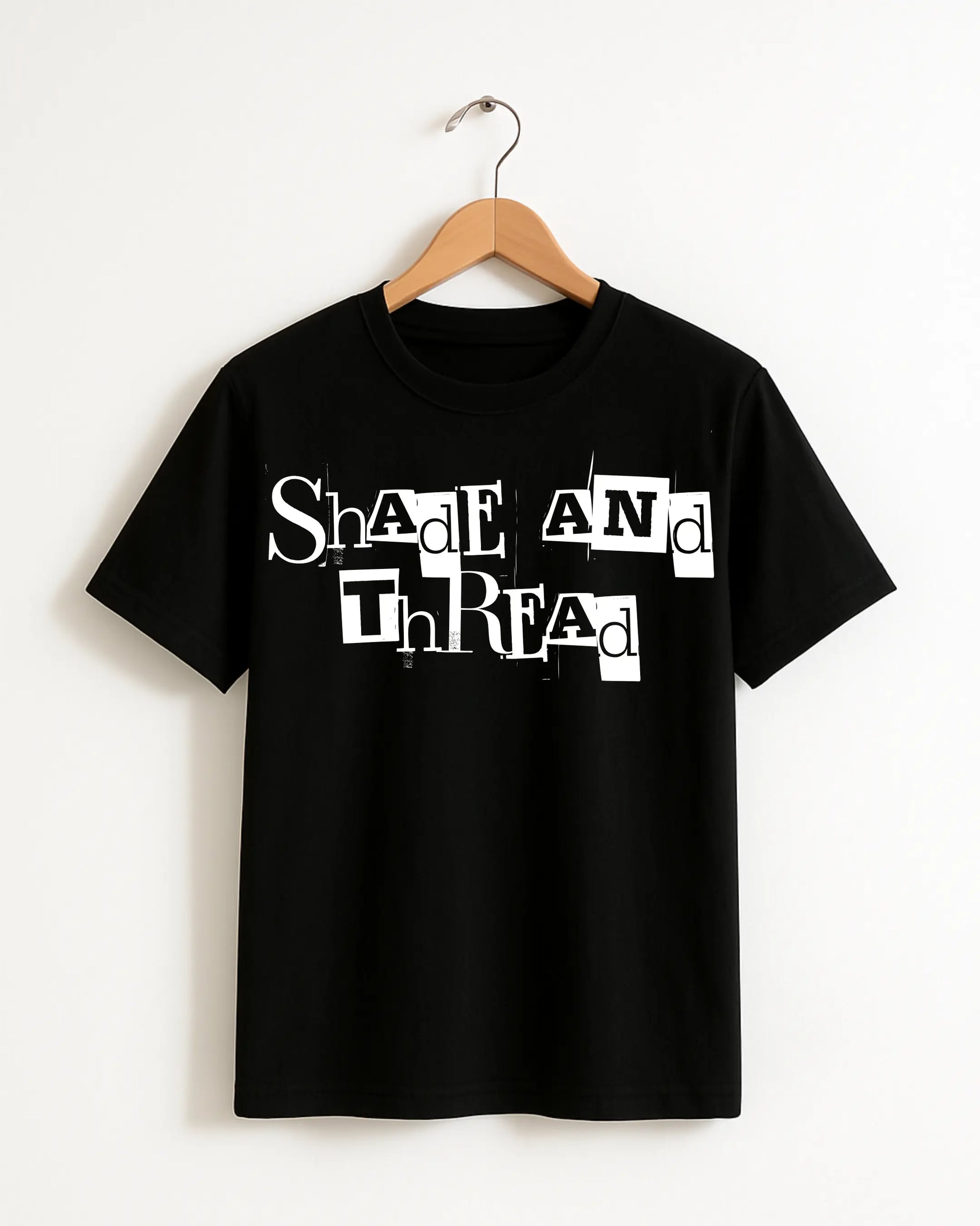 Shade_And_Thread_Style_3_Black_Front_T-shirt