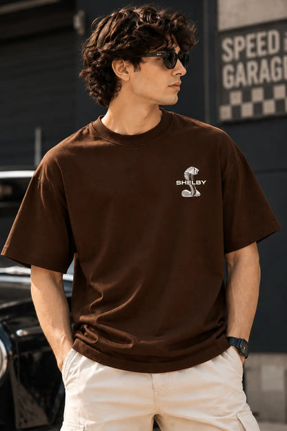 Mustang Oversized Graphic Tee – Shade And Thread