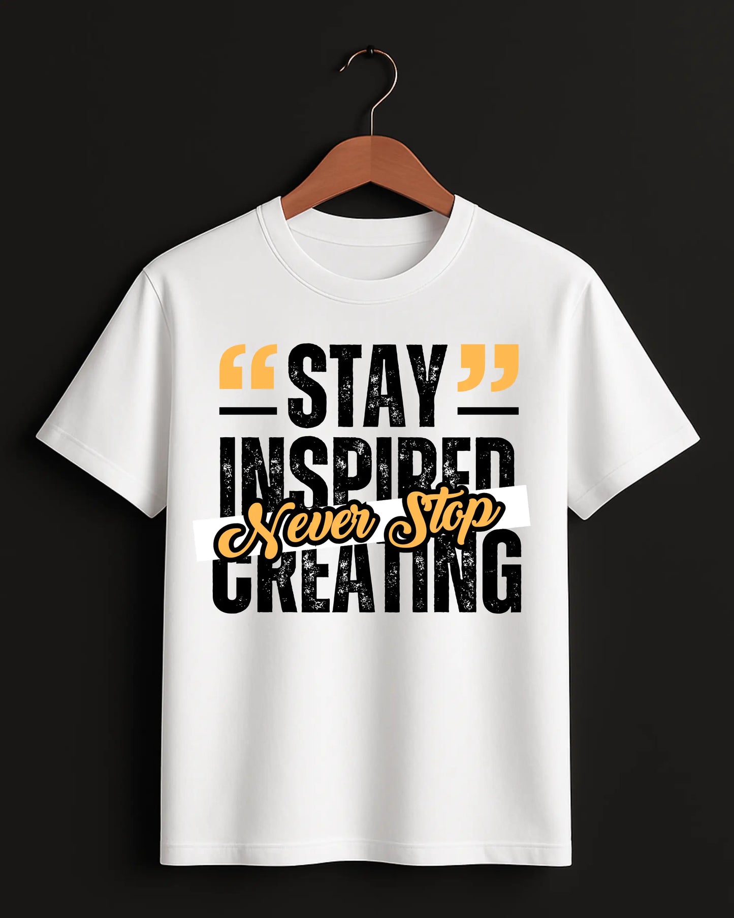 Stay_Inspired_Never_Stop_Creating_White_Front_T-shirt