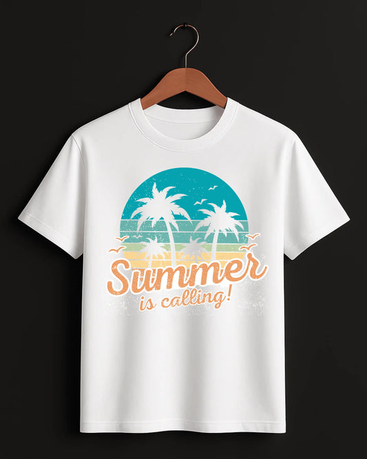 Summer_Is_Calling_White_Front_T-shirt