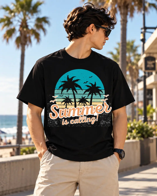 Summer Is Calling Graphic Tee – Shade And Thread