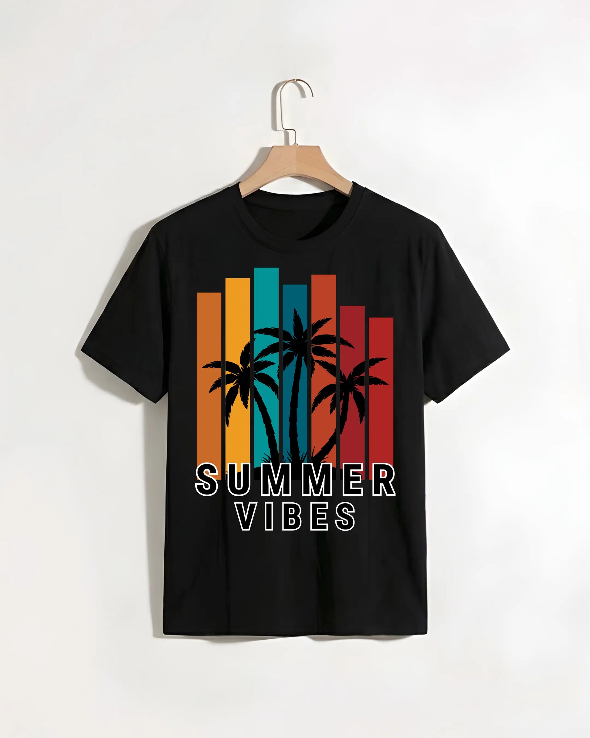 Summer_Vibes_Black_T-shirt