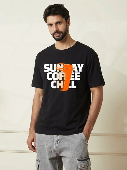 Sunday_Coffee_Chill_Black_Model_T-shirt