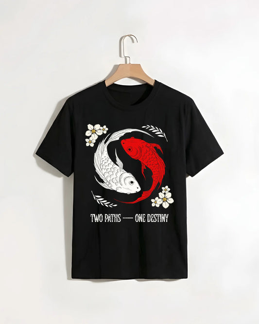 Two_Paths_One_Destiny_Black_T-shirt