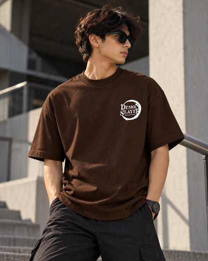 Demon Slayer Oversized Graphic Tee – Shade And Thread